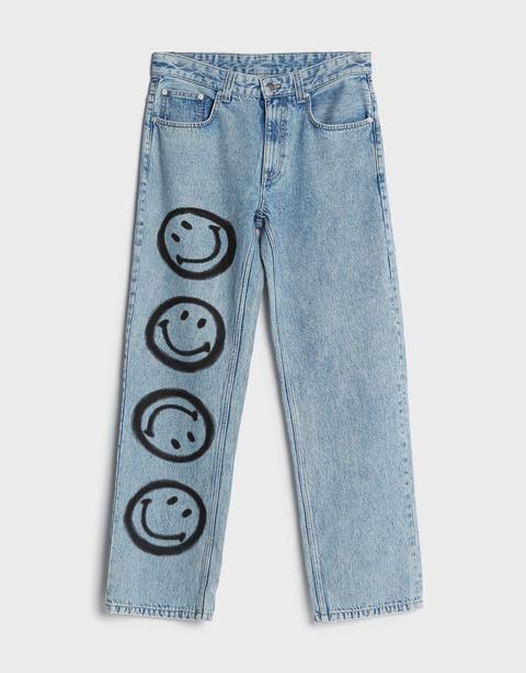 Jeans 90's Smiley