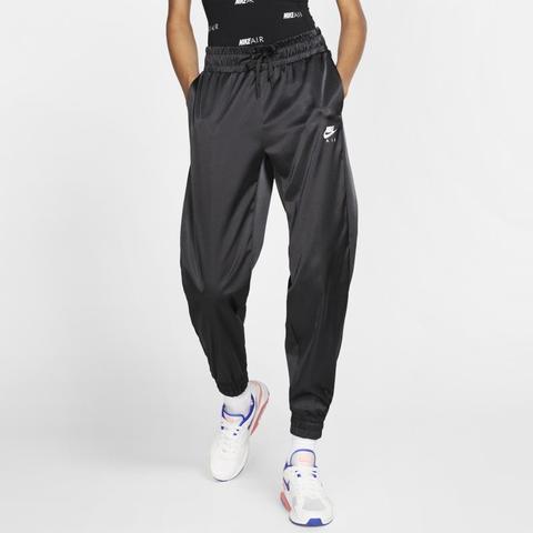 Nike Air Pantalón Deportivo De Satén - Mujer - Negro