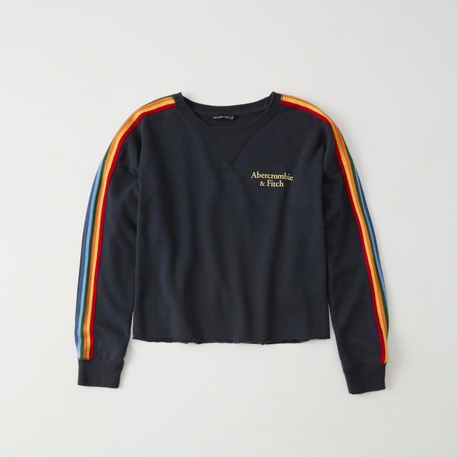 Rainbow Logo Crew Sweatshirt from 