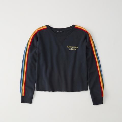 abercrombie rainbow sweatshirt