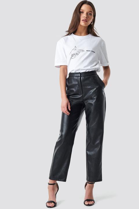 Pu Leather Pants From Na Kd On 21 Buttons