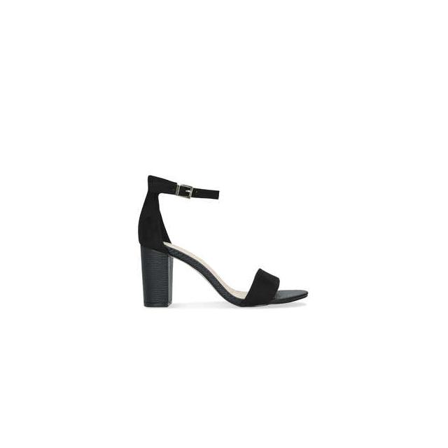 Miss Kg Pearl - Black Block Heel Strappy Sandals from Kurt Geiger on 21  Buttons