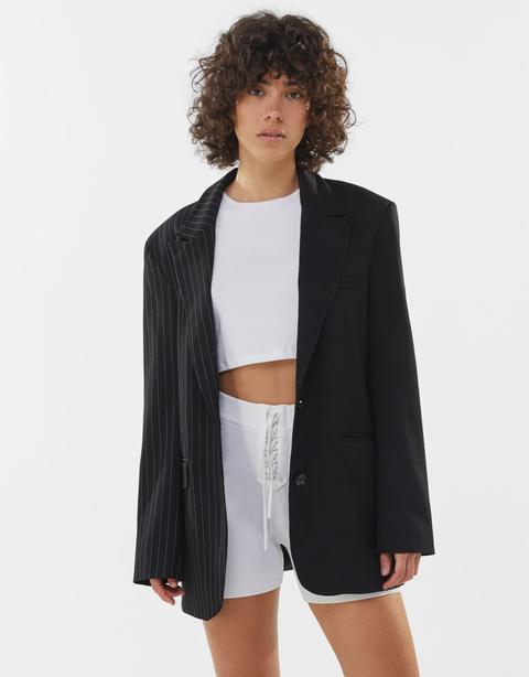 Blazer Oversize Contrastant