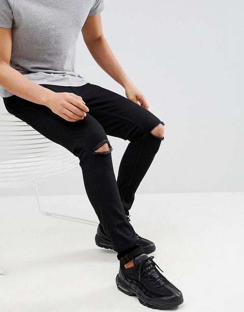 Ringspun – Sehr Enge Jeans Mit Rissen