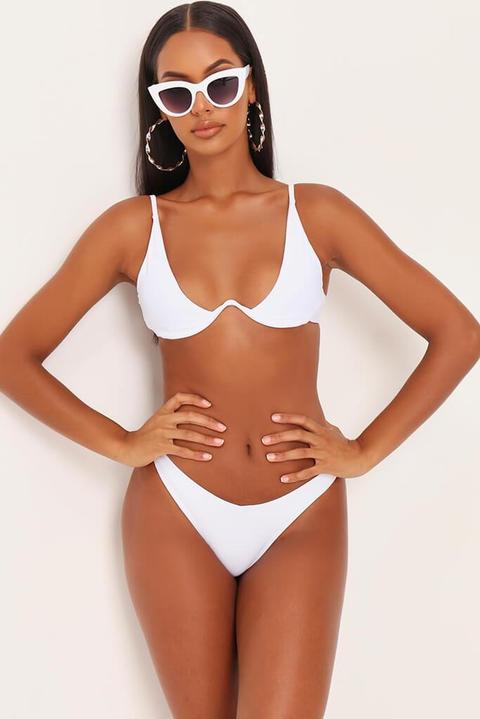 White Monowire Bikini Set