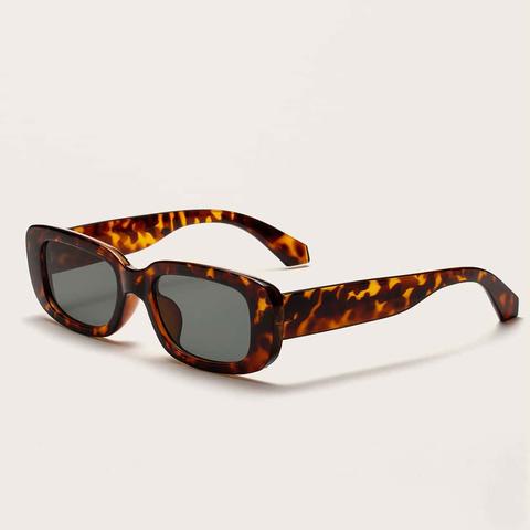 Tortoiseshell Pattern Frame Sunglasses