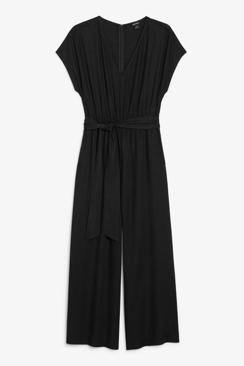 monki black jumpsuit