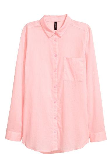 Camisa De Algodón - Rosa