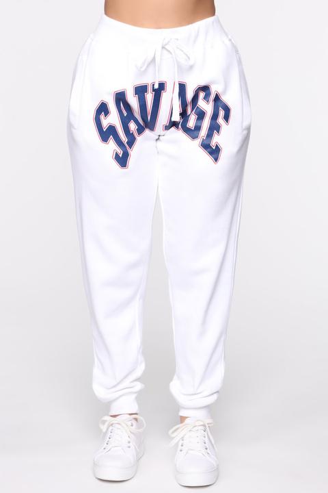 Sav Jogger - White