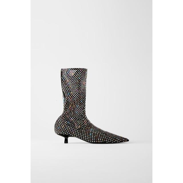 bottines strass zara