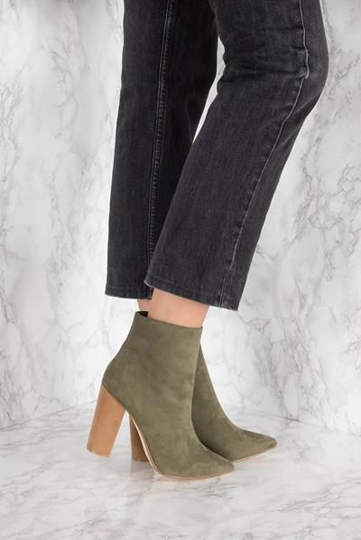 Imvee 2 Col Suede Boots - Brown,green
