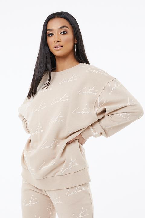 Signature Repeat Print Sweater