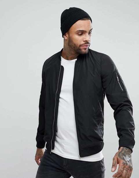 Pull&bear - Bomber Nero - Nero