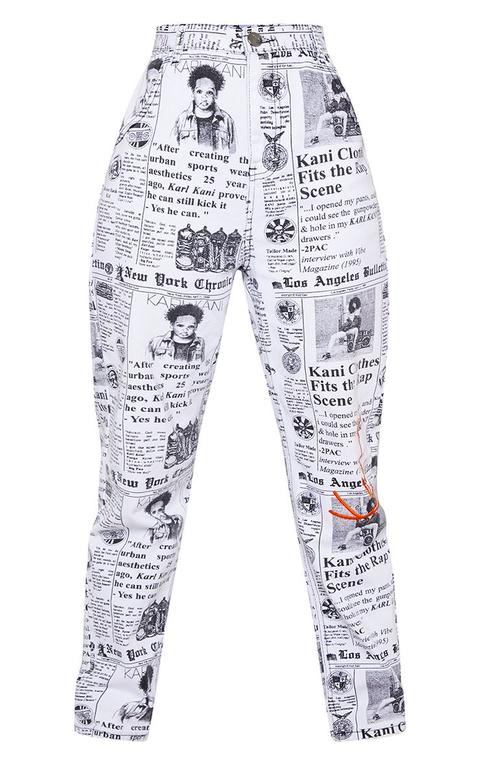 newspaper jeans