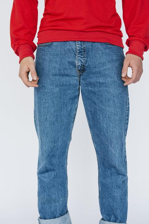 Authentic Mid Wash Levi's Relaxed Jeans