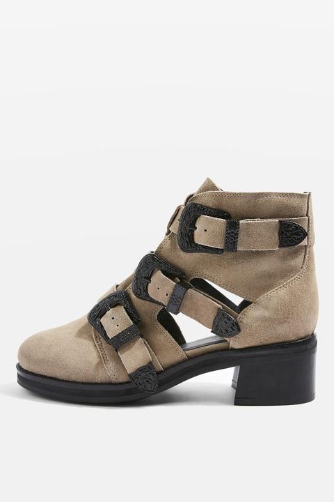 Marco Cut Out Buckle Boots