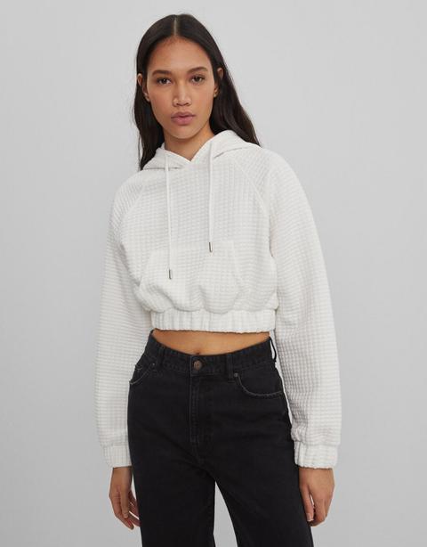 Sweat Cropped Texturé