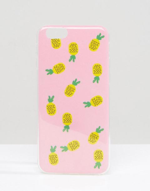 Signature - Cover Per Iphone 6 Con Stampa Di Ananas - Rosa