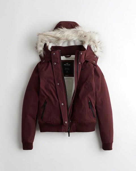 Hollister Bomber Con Comoda Fodera