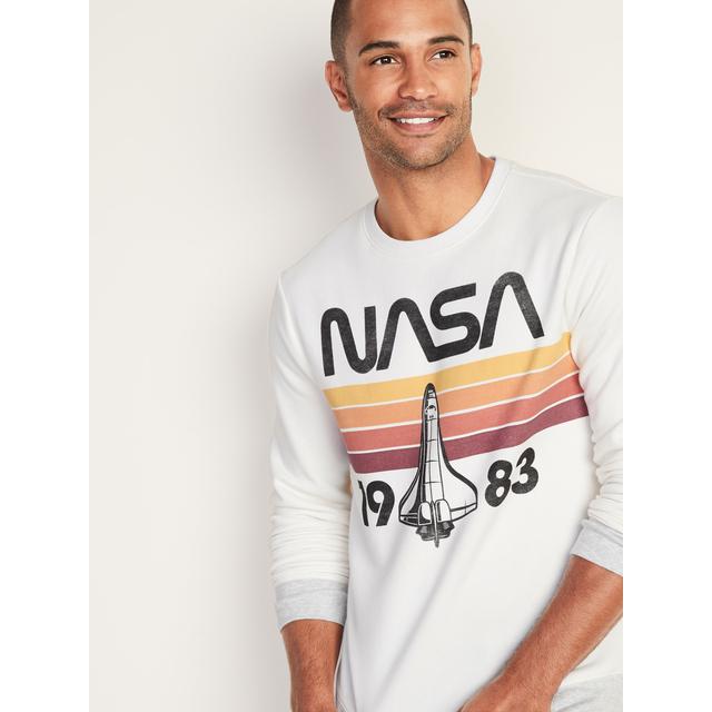 crewneck nasa navy