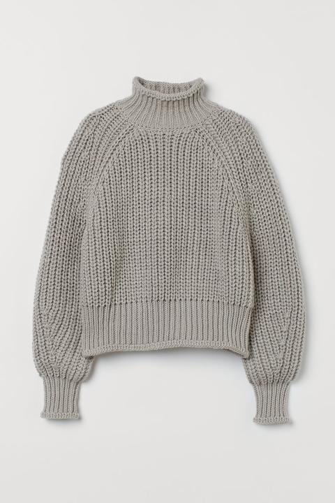 Knitted Jumper - Grey