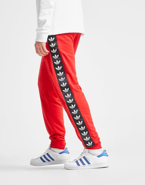 Adidas Originals Tape Track Pants Red Mens From Jd Sports On