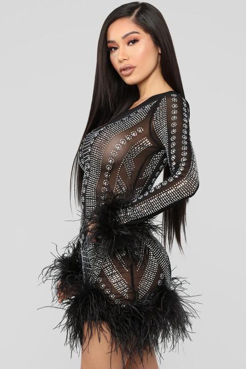 Light as a on sale feather rhinestone dress