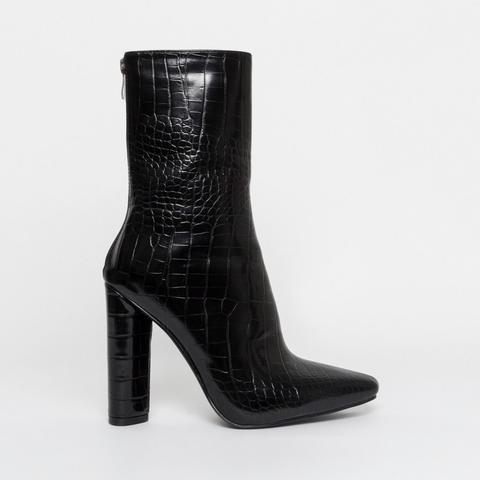 kurt geiger denny black croc