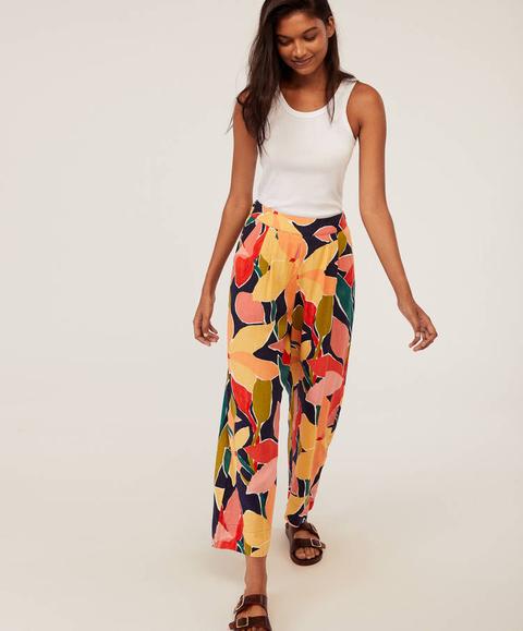 Pantalón Ancho Pétalo de Oysho en 21 Buttons