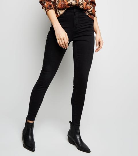 Black 'lift & Shape' Jenna Skinny Jeans New Look