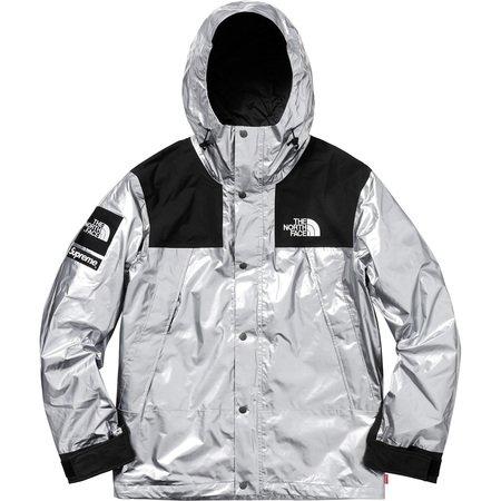 supreme north face jacket white