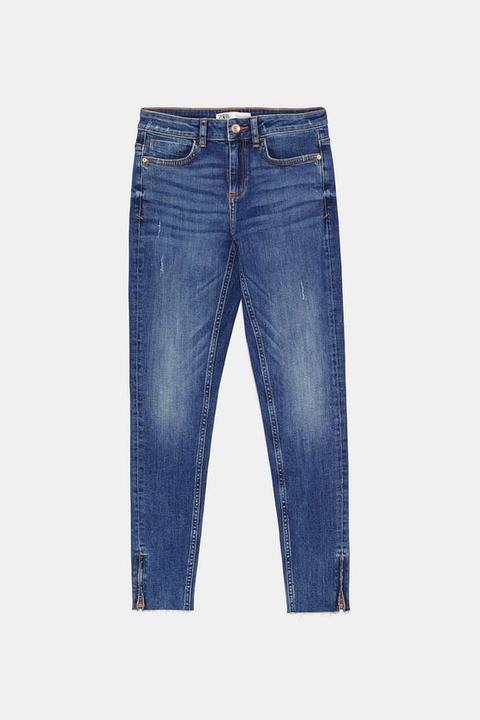 Jeans Z1975 Mid Rise Skinny Cremalleras