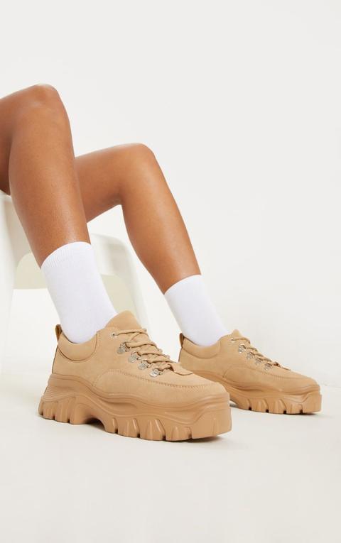 Sand Flatform Chunky Hiker Trainer