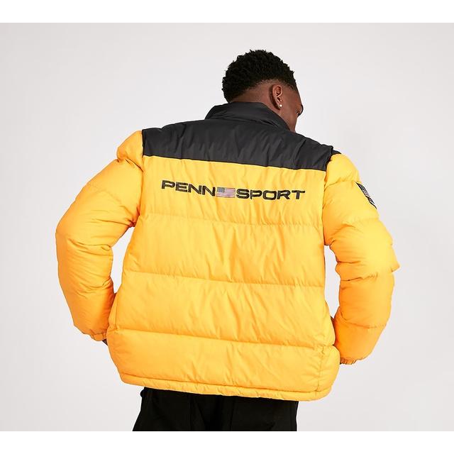 penn sport yellow windbreaker
