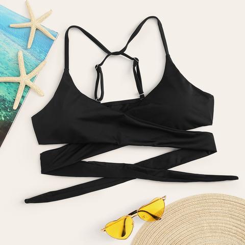 Top Bikini Incrociato A Croce