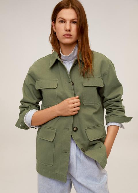 Chaqueta Algodón Multibolsillos