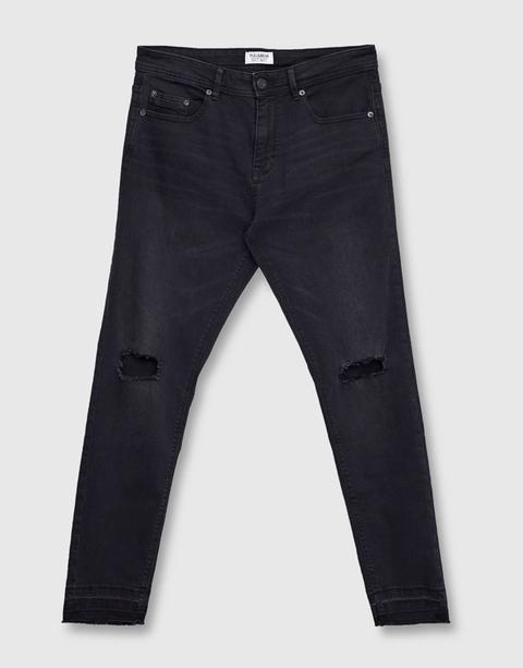 Jeans Superskinny Fit Rotos Rodilla