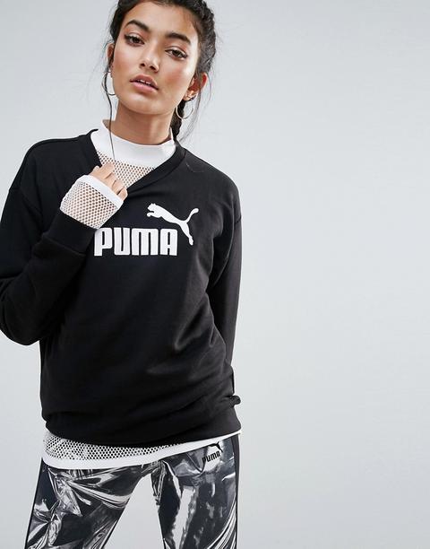 Puma Essentials - Felpa Nera - Nero