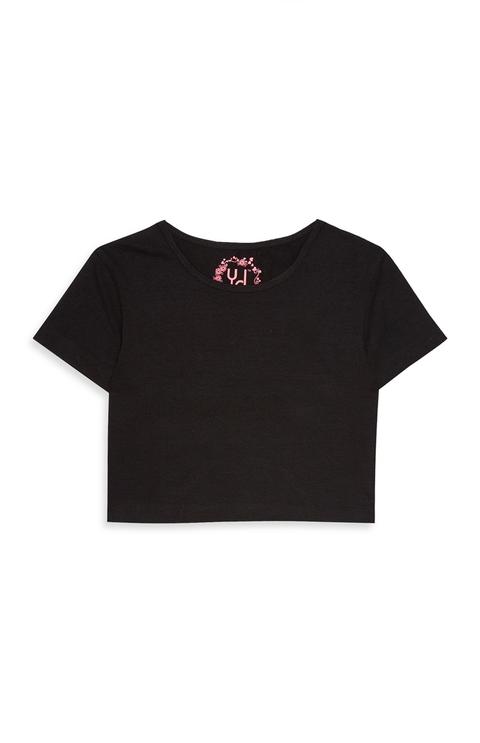 Black Crop Top
