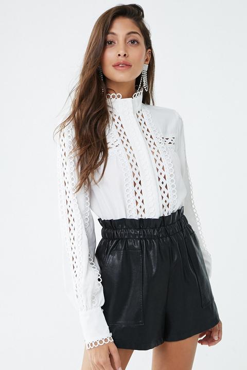 forever 21 lace shirt