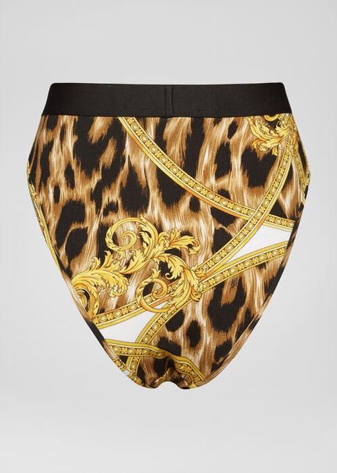 versace barocco animalier brief