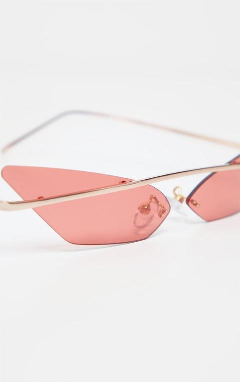 Rose Lens Brow Bar Cat Eye Sunglasses