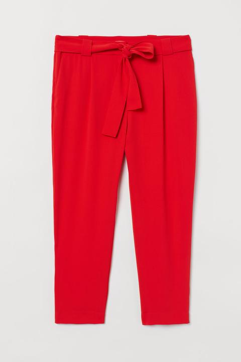 H & M+ Pantalón Pitillo - Rojo