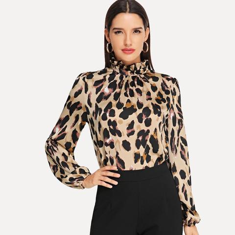 Camicetta Stampato Leopardato