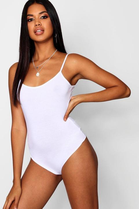 Basic Spaghetti Strap Bodysuit