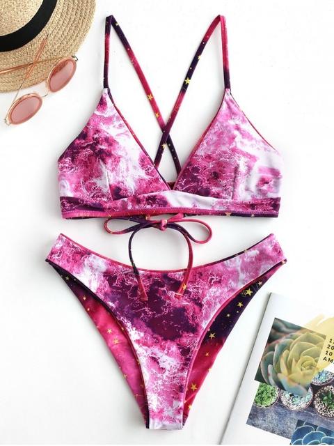 zaful galaxy bikini