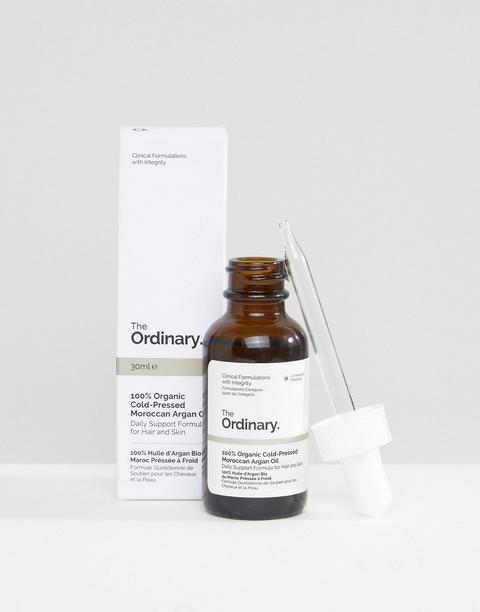 The Ordinary 100% Organic Cold-pressed Moroccan Argan Oil 30ml-no Colour