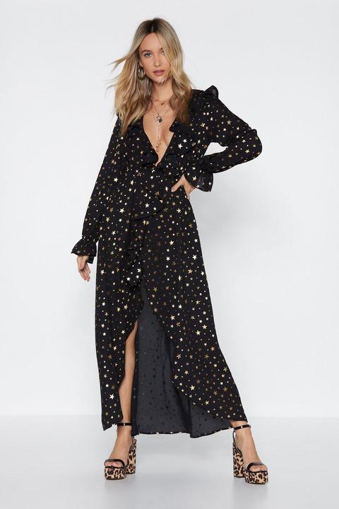 Distant Star Ruffle Dress