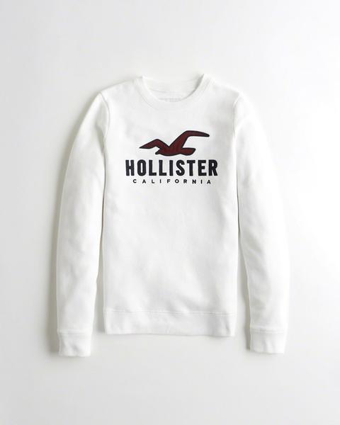 Sudadera Con Cuello Redondo Y Gráfico Del Logo