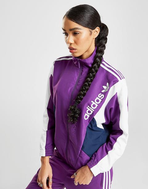 Adidas Originals 90's Colour Block Woven Track Top, Morado